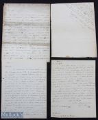 Napoelonic Wars - Count Woronzow, Russian Ambassador to England important Autographed Letter date 11