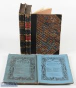 1859-1863 Chamber's Journal, a selection of paper and bound volumes, to include a paperback 1858