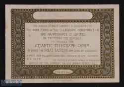 An Important Historic Invitation: 