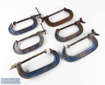 Record G Clamps 2 pairs of No.6 and a pair of No.8 (6)