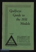 Godfreys Guide to The 1931 Models (Motor Cycles) extensive 38 page catalogue illustrating with