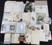 Ephemera - good selection including a 1765 pocketbook (a little damaged but legible throughout)