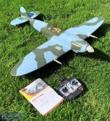 Large Radio-Controlled plane Dynam WWII Spitfire Aeroplane Model, 47