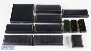 12x assorted empty jewellery cases suitable for necklaces, chains, bracelets etc