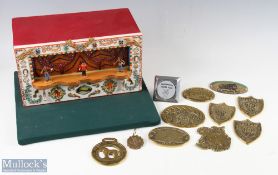 Scratch Built Alan Johnson Fairground Showman Organ Model Shrewsbury Shropshire, a wooden hand