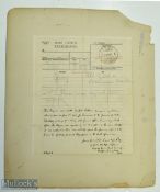 Kitchener Announces - The End of The Boer War - Original telegram form dated June 1st 1902,