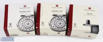 3x empty Hardy card boxes for Viscount reels all in very good condition