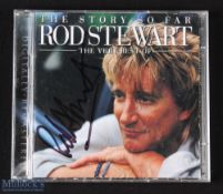 Autograph - Rod Stewart copy of the double CD (discs present) of The Story So Far, the Very Best