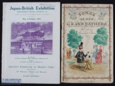 Songs of Our Fathers Guinness - song and verse books designed by S H Benson, a 1910 Japan British