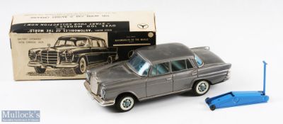 Bandai, Japan 'Automobiles of the World' Mercedes Benz 220 S/SE Sedan Battery Operated Tinplate