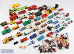 Diecast Toy Car Models a play worn selection of cars, to include Lesney. Matchbox, Tonka,