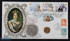 Gold Sovereign - Royal Memorabilia - Benham Commemorative celebrating the Reign of Queen Victoria