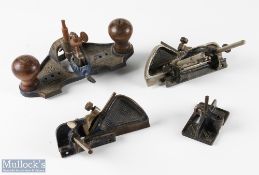 Wood Working Tool Record Planes Collection to include No.71 router with single blade, No 722, No 040