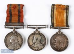 Victoria to George V naval medal group to H D Johnson inc South Africa medal with Cape Colony bar