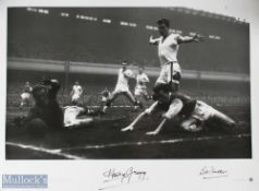 Autograph - Football - Manchester United - 'Busby Babes' fine b&w poster showing Harry Gregg, Bill
