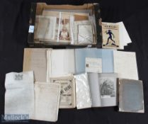 Assorted Ephemera good selection including a folio of 1930s vintage theatre/cinema professional