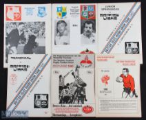 1980 British & I Lions to SA Rugby Programmes (6): Issues from the following matches - Junior