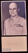 WWII James 'Jimmy' Doolittle (1896-1993) Autograph Page American World War II veteran and leader