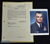 D-Day 25th Anniversary Document, dated 2, June 1969 - sent from the general Westmoreland office -