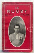 Most rare 1928 French 'Le Rugby' Book: Some wear but a nice coloured cover with portrait of Jean