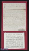WWI - Egypt c1915 - A Letter Home - interesting letter from Adolphus Fynney, 29757, Shoe Smith