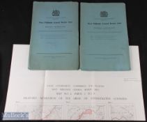 Maps Selection - group of approx. seven 2.5inch/mile definitive maps issued by the Local