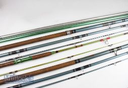 Selection of Fishing Rods and Rod Rests - to include 2x Roddy fishing rods, Milbro fishing rod