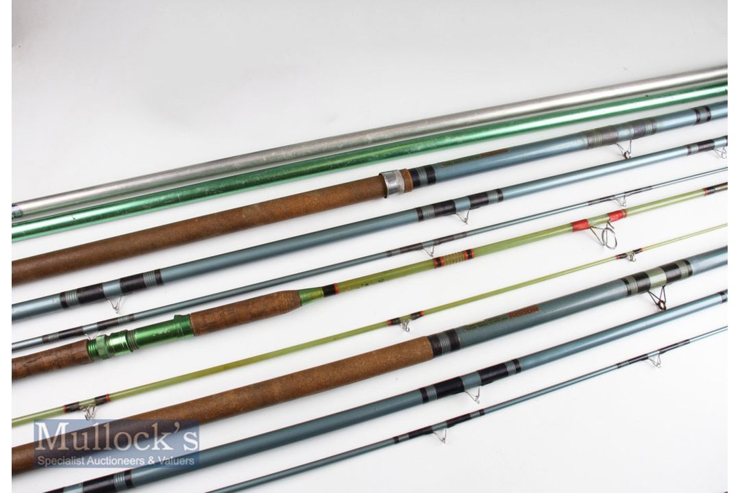Selection of Fishing Rods and Rod Rests - to include 2x Roddy fishing rods, Milbro fishing rod