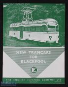 New Tramcars for Blackpool 1933 publication - 8 page publication by The English Electric Company 5