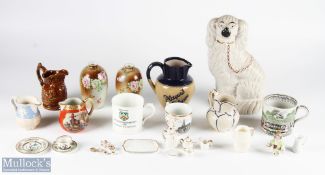 Period Ceramic / Pottery Collectable Jugs and others, to include a Player's Please navy cut