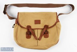 Hardy Alnwick canvas and leather shoulder fishing bag 14