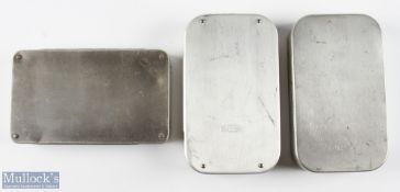 A collection of 3x Richard Wheatley fly tins, comprising: The Kilroy Patent fly box with salmon