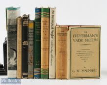 Period Fishing Books to include: The Fisherman's Bedside Book BB 1955, Salmon & Trout Fishing Up