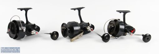 A collection of Mitchell Sea Fishing fixed spool reels: 402 LHW / 488 LHW / 496 - with manual pick-