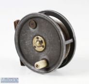 Dingley & Son Alnwick alloy fly reel, 3 3/16