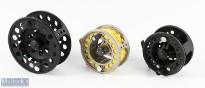 Vision Koma alloy large Arbor fly reel 6/7, signs of wear, runs well, in Vision Pouch; Scierra Sweep