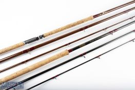 Bruce & Walker England Cordon-Bleu hollow glass salmon fly rod 13' 3pc line 8/10#, 23