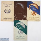 1930-1950 Selection of Vintage Fishing Tackle Catalogues including Alexander Martin 26th edition,