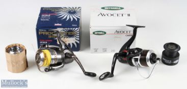 Mitchell Avocet II C6000F fixed spool reel with spare spool, runs very well, with instructions and