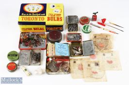 Toronto bults - tin full of tins! As follows - 1x Milbro bait press; 2x Mucilin silicone; 2x Hardy
