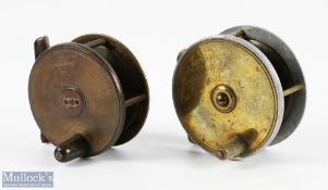 2x Irish centrepin reels - Larry Keegan, Dublin 3 1/4