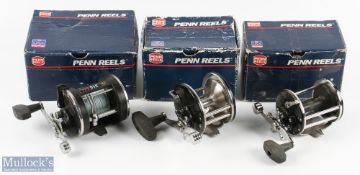 3x Penn, USA Multiplier Sea Reels 155L Beachmaster, Long Beach 60 and 310GTi, all run smooth with