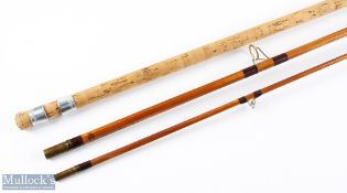 R Chapman & Co Ware, Herts, split cane pike rod, Dennis Pye 700 10' 3pc 28