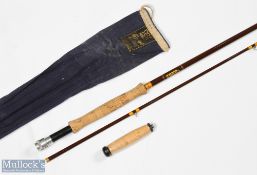 Hardy Alnwick 'Jet' hollow glass fy rod 9' 2pc line 9# with 4