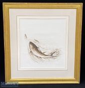 2010 John Searl original Art, this watercolour was commissioned for the book The Glory Days