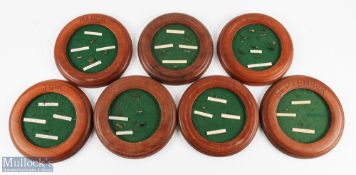 Wooden Shop Display Fly Fishing: months, March to September displayed flies to use in what month, ex