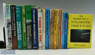 Fishing Books selection to include: Pike Fred Bullar 1971 PB, Fly Tying Problems J Veniard, 1970