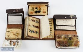 A collection of soft cased fly cases, comprising: 1x Common Sense USA case with 8x compartments