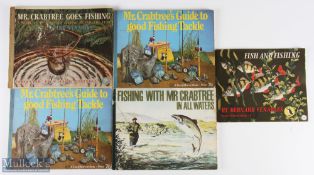Mr Crabtree Bernard Venables Fishing Books to include: Mr Crabtree Guide To Good Fishing Tackle 1969