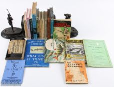 Observers Fishing Books, plus other period fishing books, to include Fly Fishing Peter Wheat 1977,